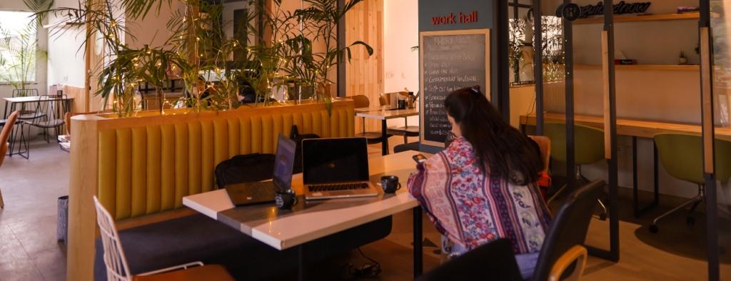 Learn about the favorite Work Hall corners to think, connect and sip and it's not just about desks and laptops